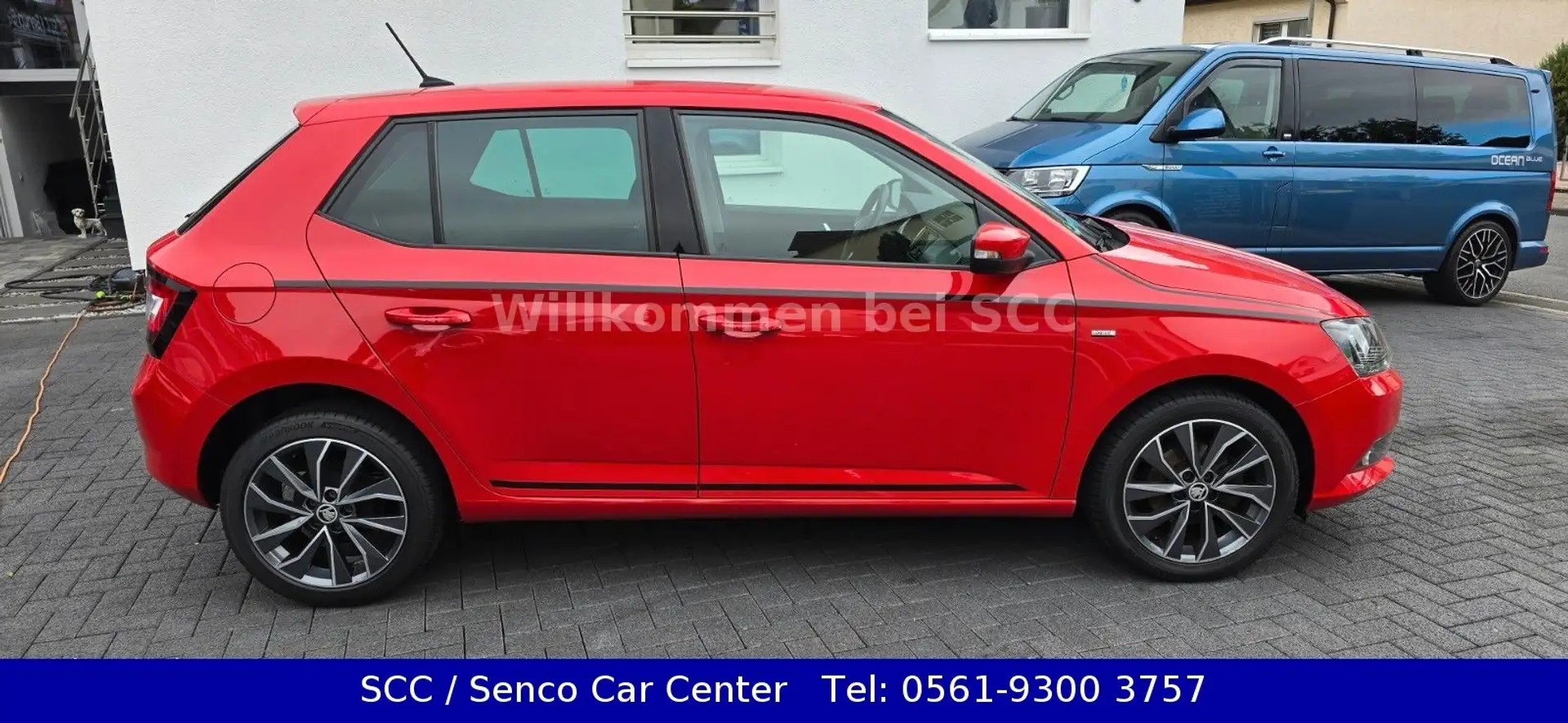 Skoda Fabia Drive "MONTE CARLO" Gepflegt  NAVI Rot - 1