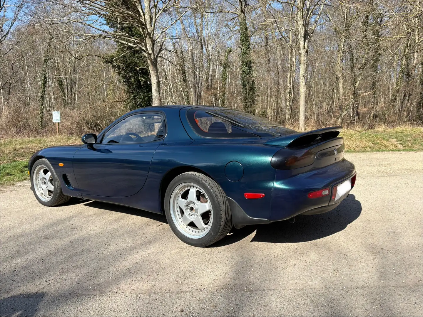 Mazda RX-7 RX7 LHD Niebieski - 2