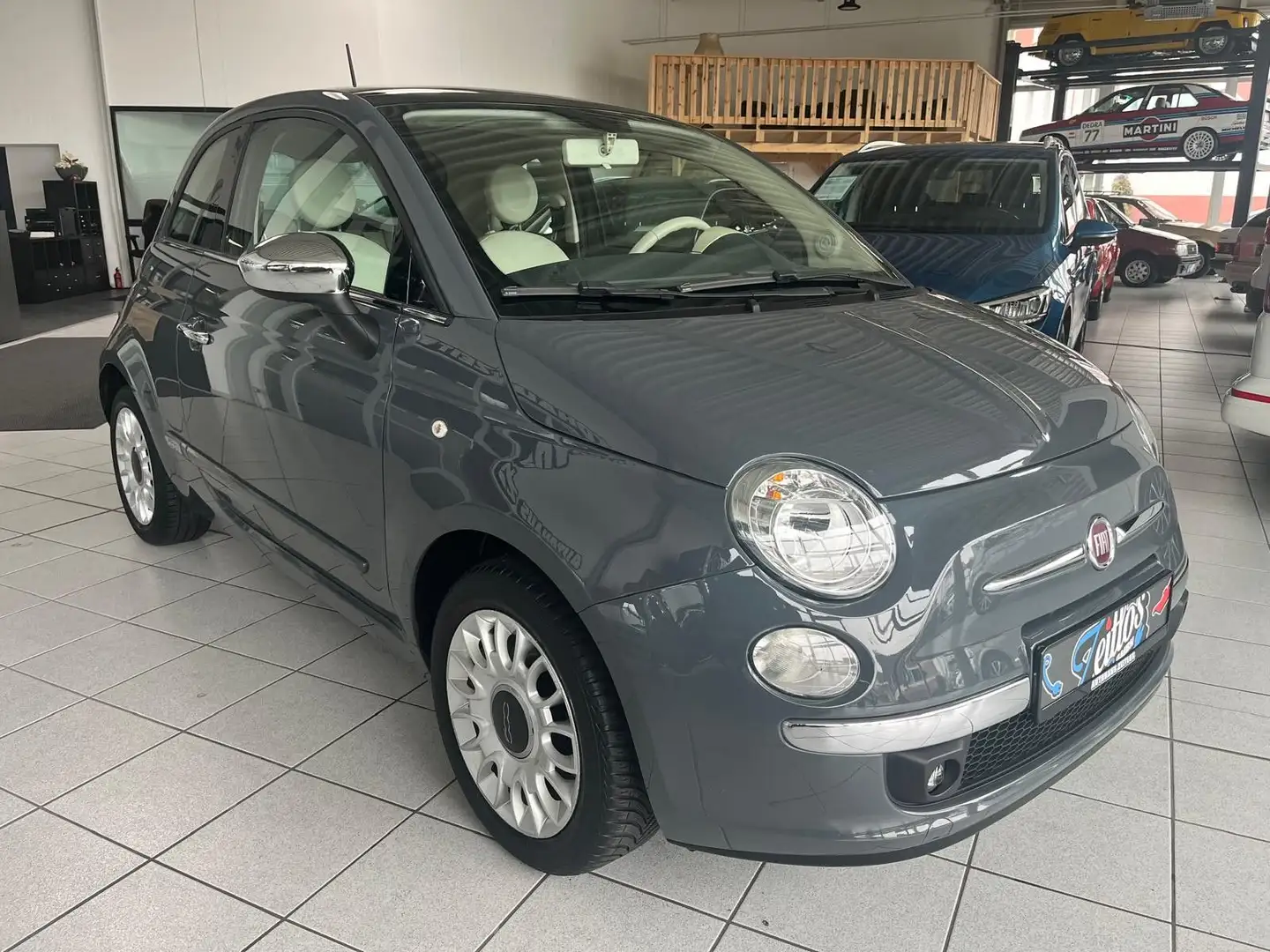 Fiat 500 *Pano*Allw*Klima*BT*Alu* Gris - 2