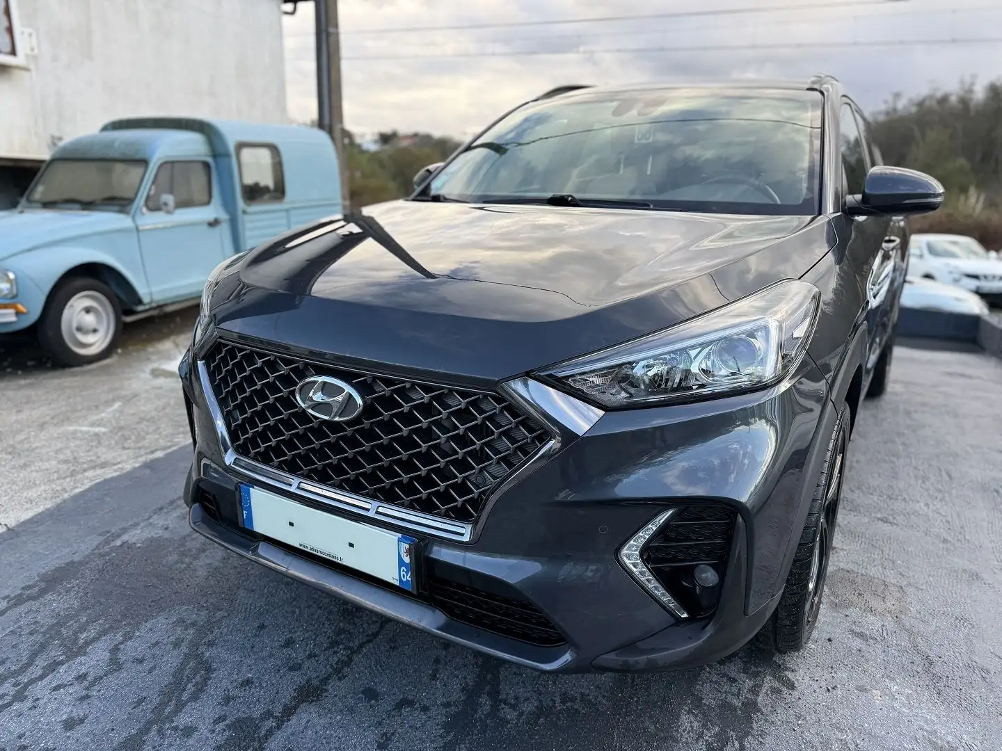 Hyundai TUCSON 1.6 CRDI 136CH HYBRID 48V N LINE DCT-7 EURO6D-EVAP Gris - 2