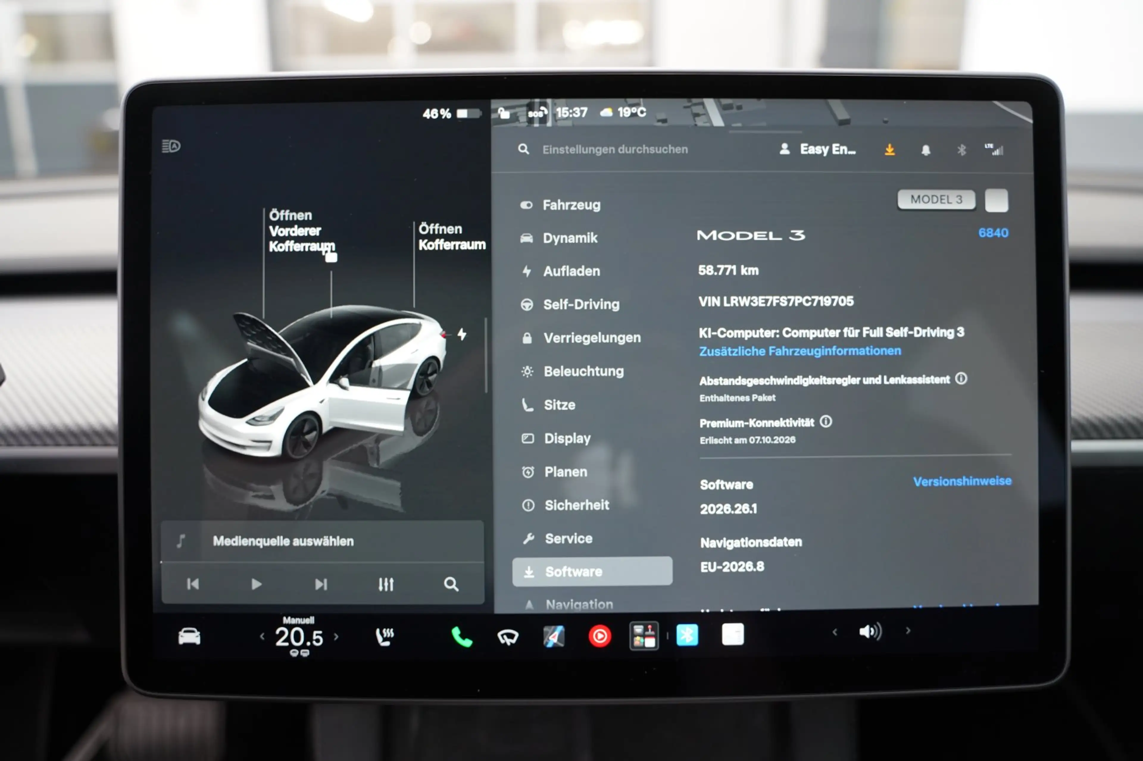 Tesla Model 3 Standard Range + 2. Hd., unfallfrei — photo 13