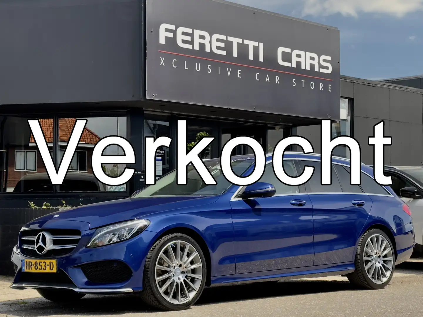 Mercedes-Benz C 350 Estate e AUT7 AMG-LINE SPORT-LEDER NAVI CAMERA  BU Bleu - 1