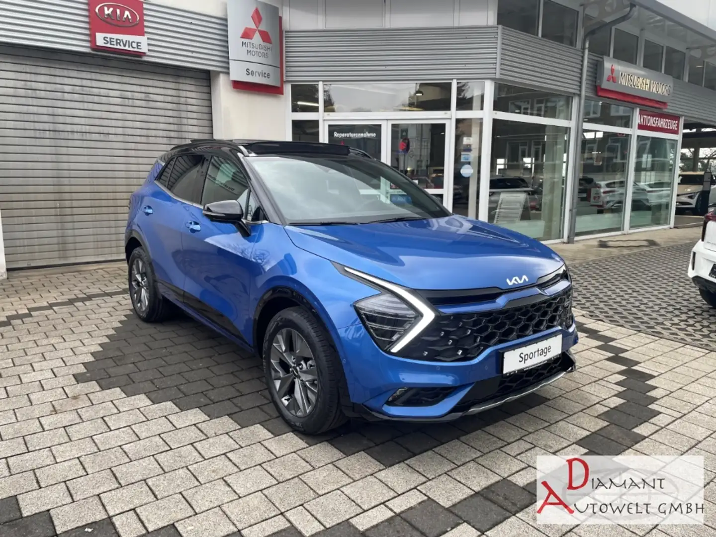 Kia Sportage 1.6T HEV 2WD DCT GT-Line mit DriveWise-, Glasdach- Blau - 2