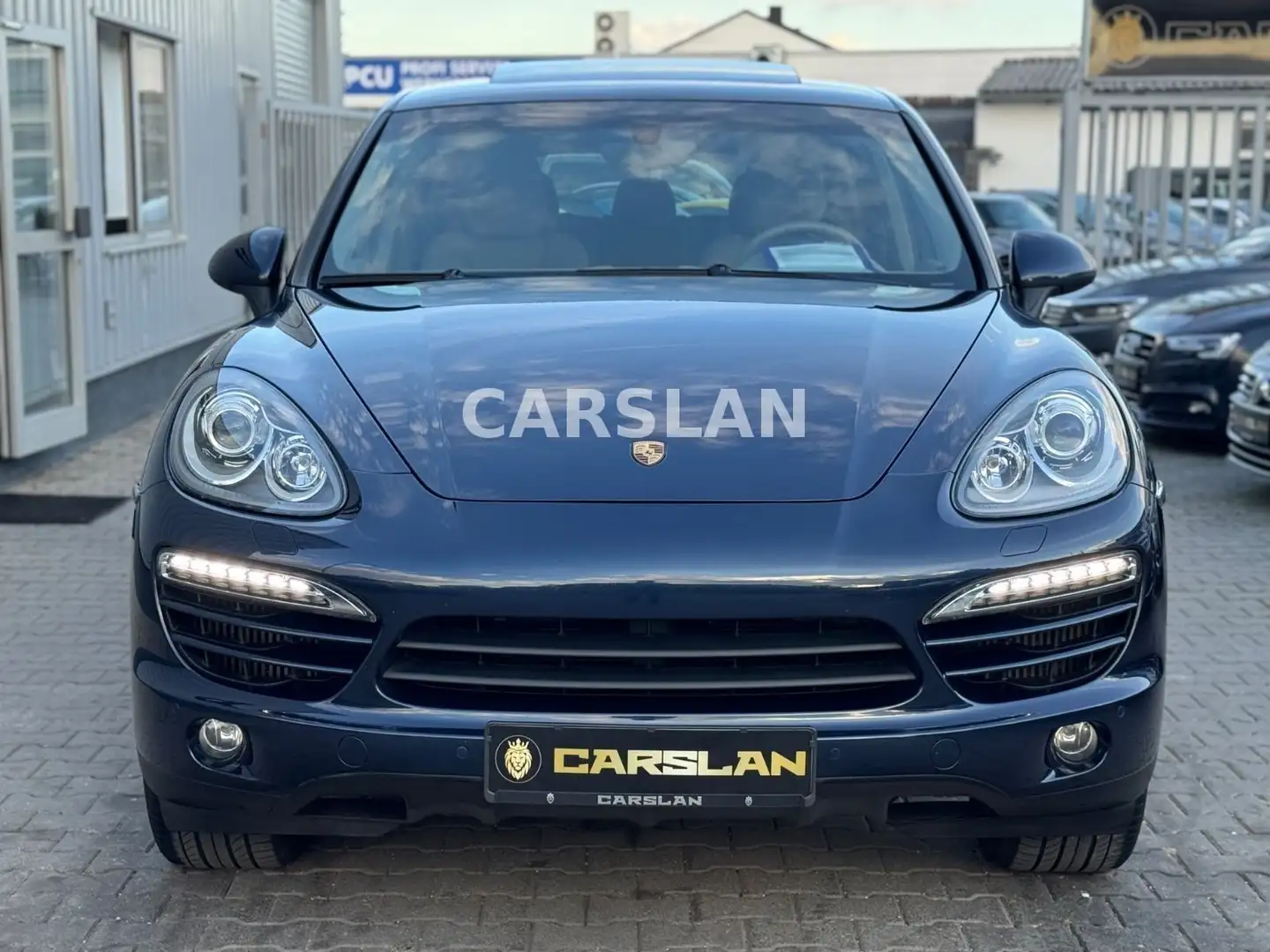 Porsche Cayenne Diesel 2.HAND+NAVI+S.DACH+R.KAM+LED+SHZ Bleu - 2