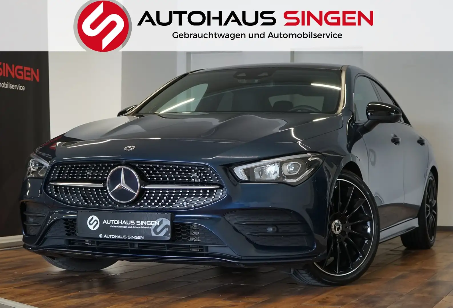 Mercedes-Benz CLA 220 A 220 4MATIC AMG|LED|PANO|BURMESTER Blau - 1