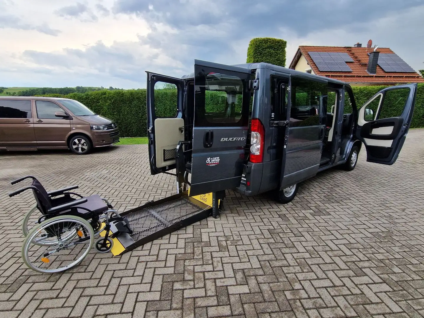 Fiat Ducato 180 Power*Aut.Selbstfahrer/DockingSTN*AC* Grau - 1