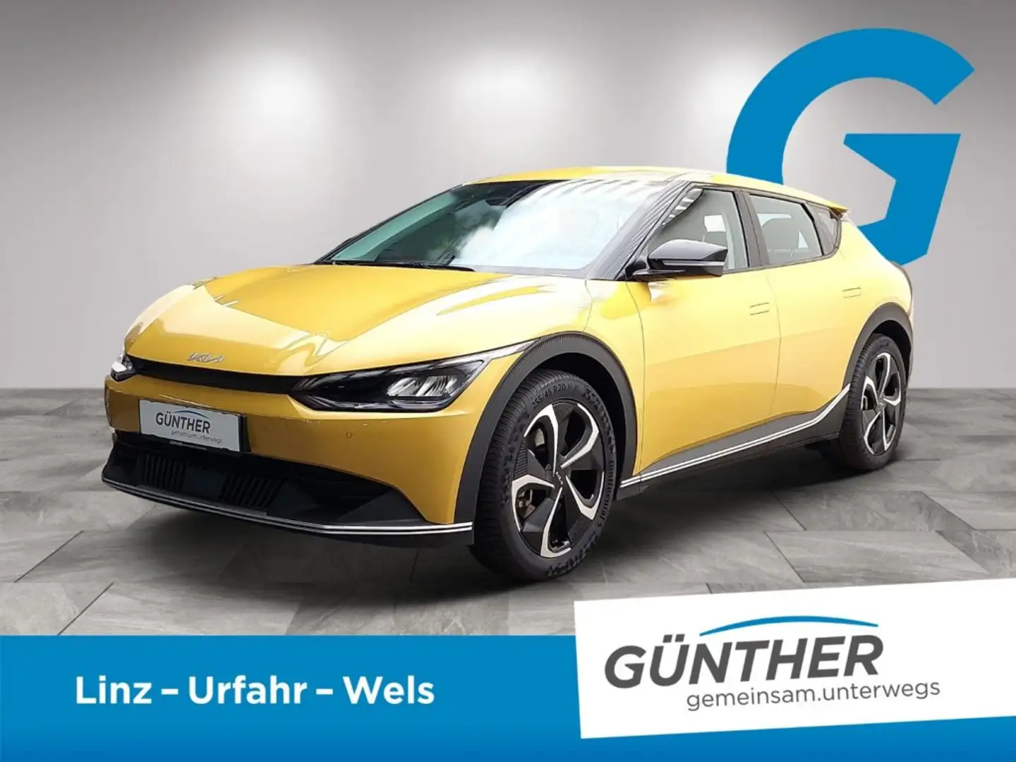 Kia EV6 Air RWD 77,4 kWh Gelb - 1