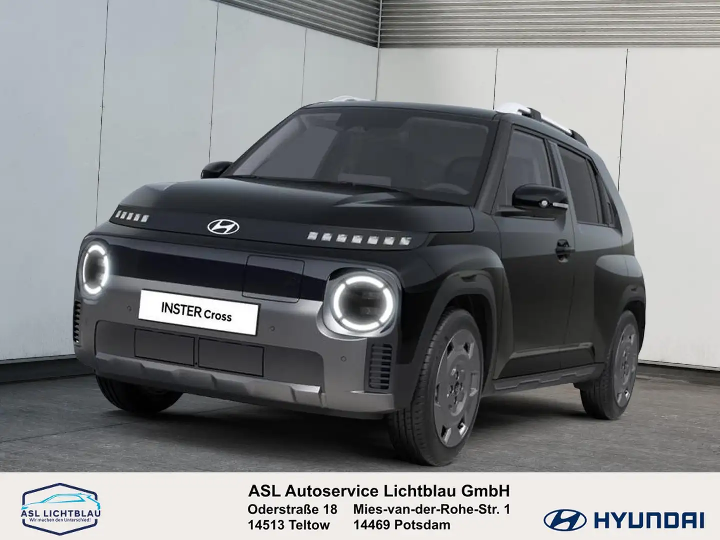Hyundai Inster Cross EV 49 kWh 2WD Effizienz-Paket & dig. Fahr... Noir - 1