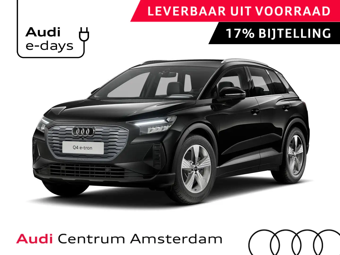 Audi Q4 e-tron 45 quattro Edition 82 kWh 286pk | Stoelverwarming| Noir - 1