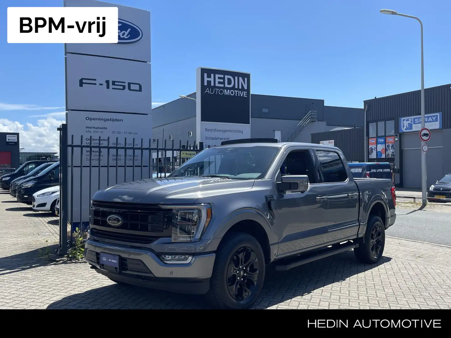 Ford F 150 LARIAT 5.0 V8 SuperCrew Black Edition | BPM Vrij Šedá - 1
