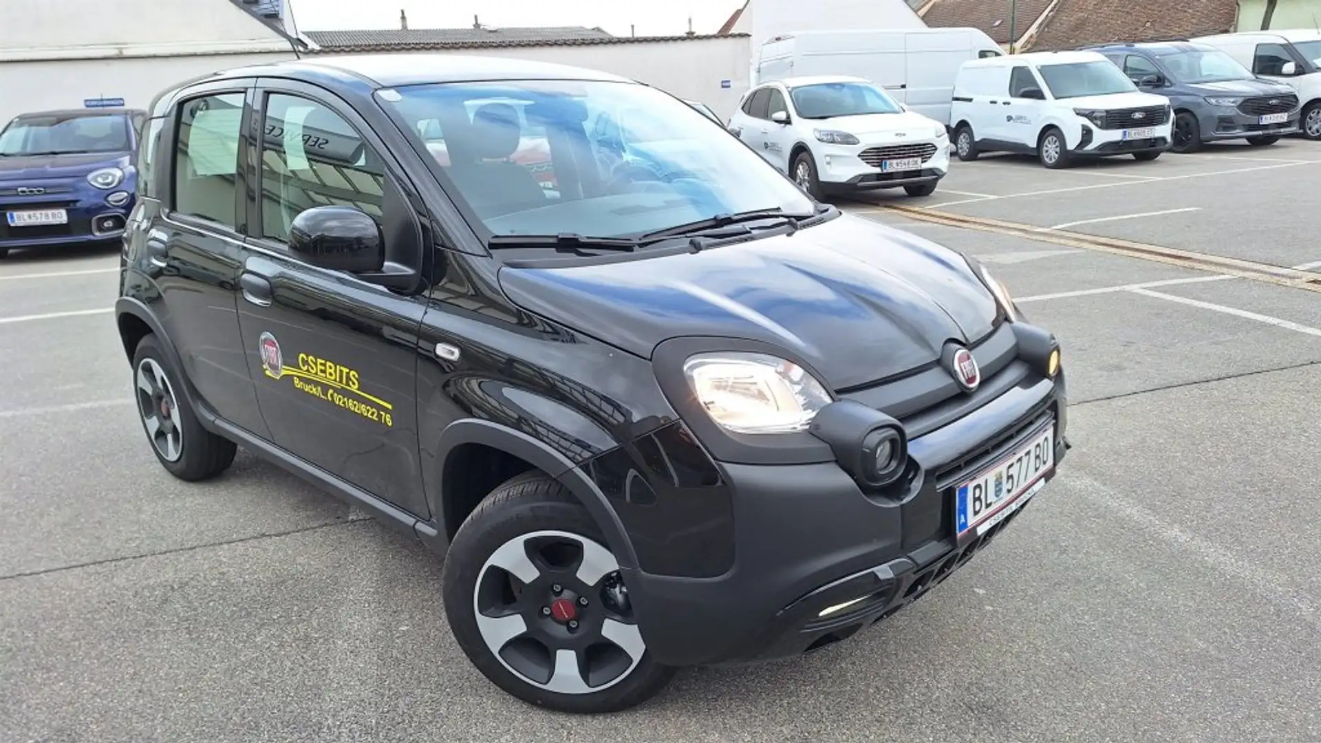 Fiat Panda Cross City Plus Hybrid Schwarz - 2