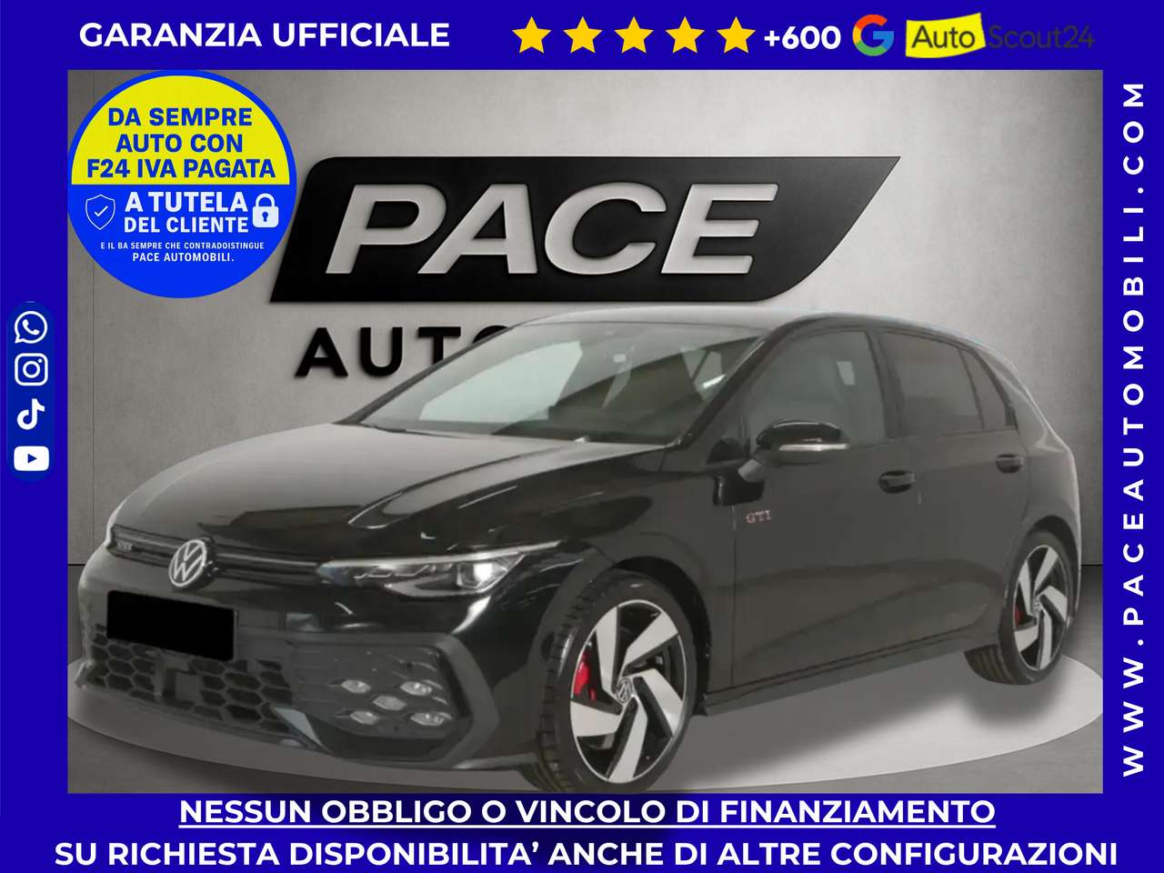 Volkswagen Golf GTI VIII.5 8.5 ACC MATRIX PERFORMANCE BLACK PACK 18"