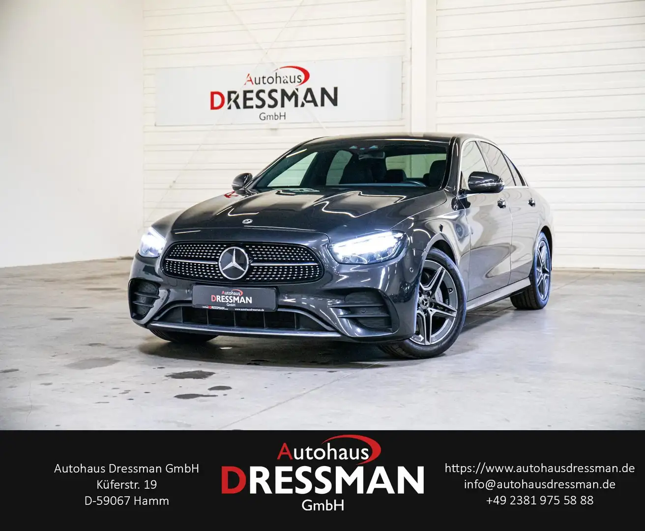 Mercedes-Benz E 220 d Lim. AMG Line DISTRONIC AHK WIDESCREEN Zelená - 1