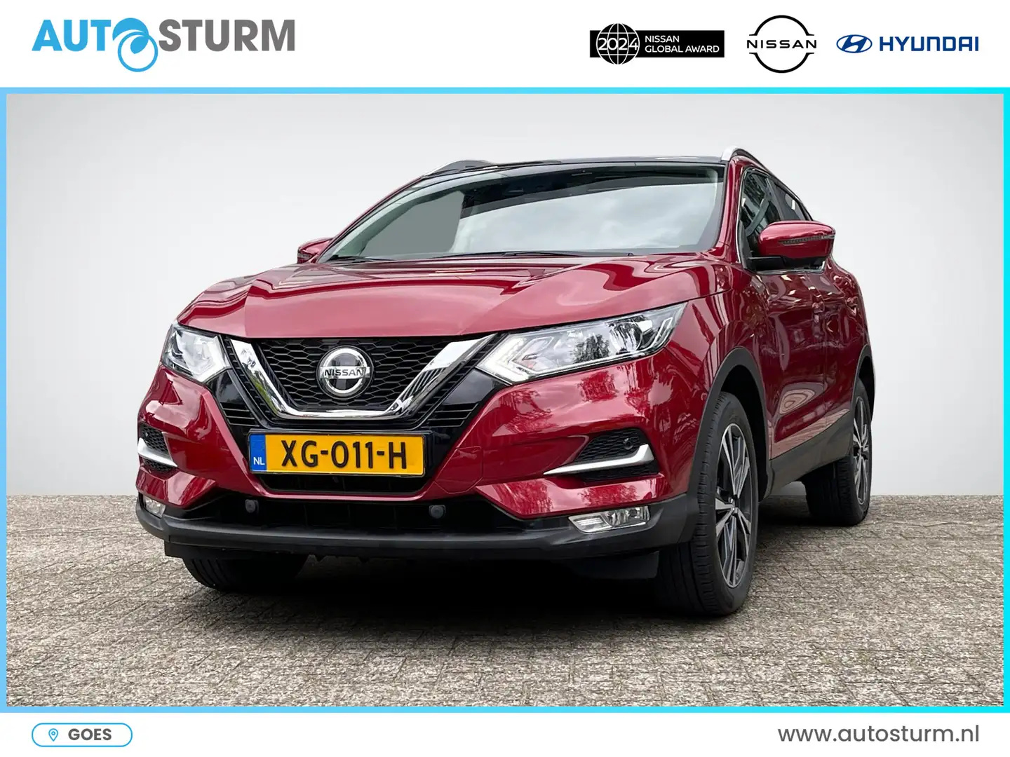 Nissan Qashqai 1.2 N-Connecta Design Pack | Trekhaak | Panoramada Rood - 1