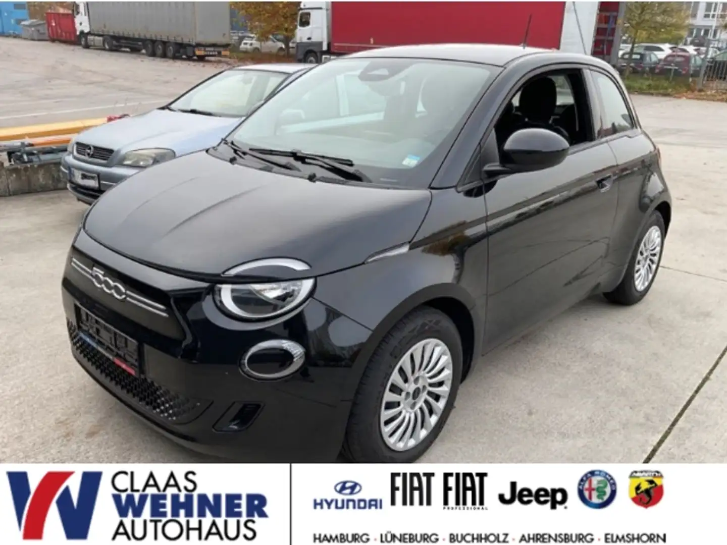 Fiat 500e Neuer e Action Automatik Komfort,-Radio & Winterpa Schwarz - 1