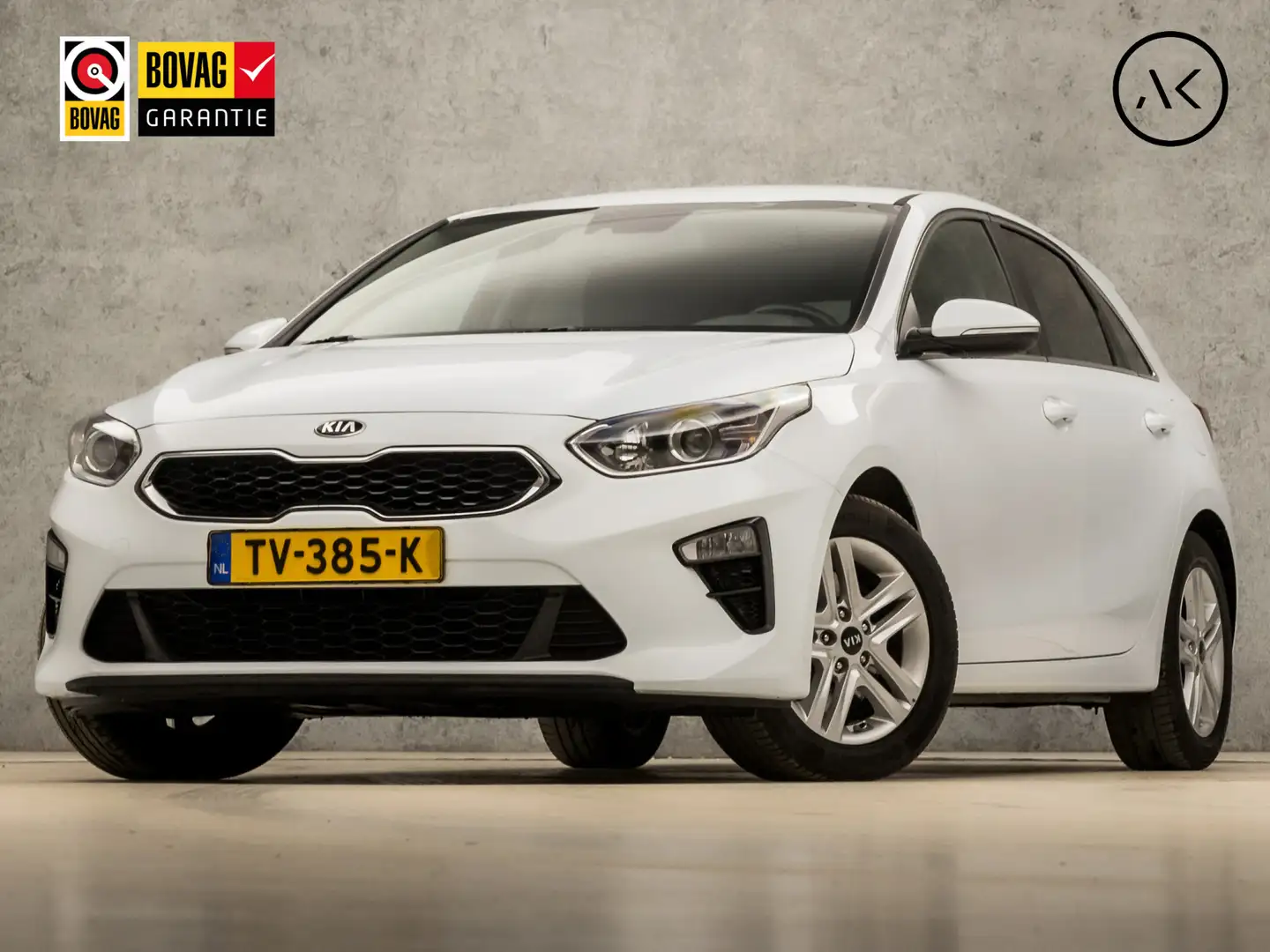 Kia Ceed / cee'd 1.0 T-GDi DynamicLine (APPLE CARPLAY, GROOT NAVI, Wit - 1