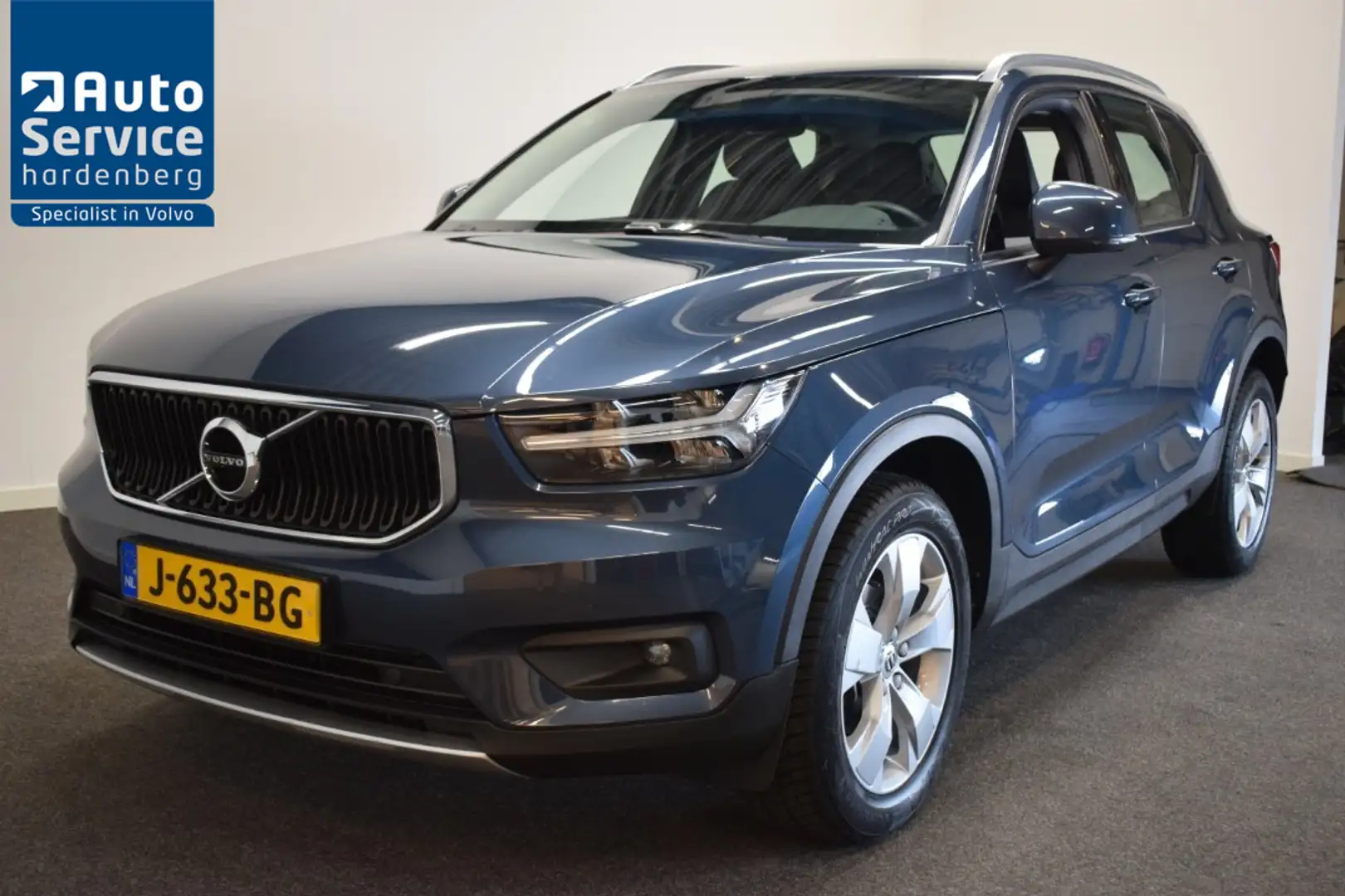 Volvo XC40 T3 163 pk AUT8 BNS Pro Leer/ Stoel + Stuur verw./ Blauw - 1
