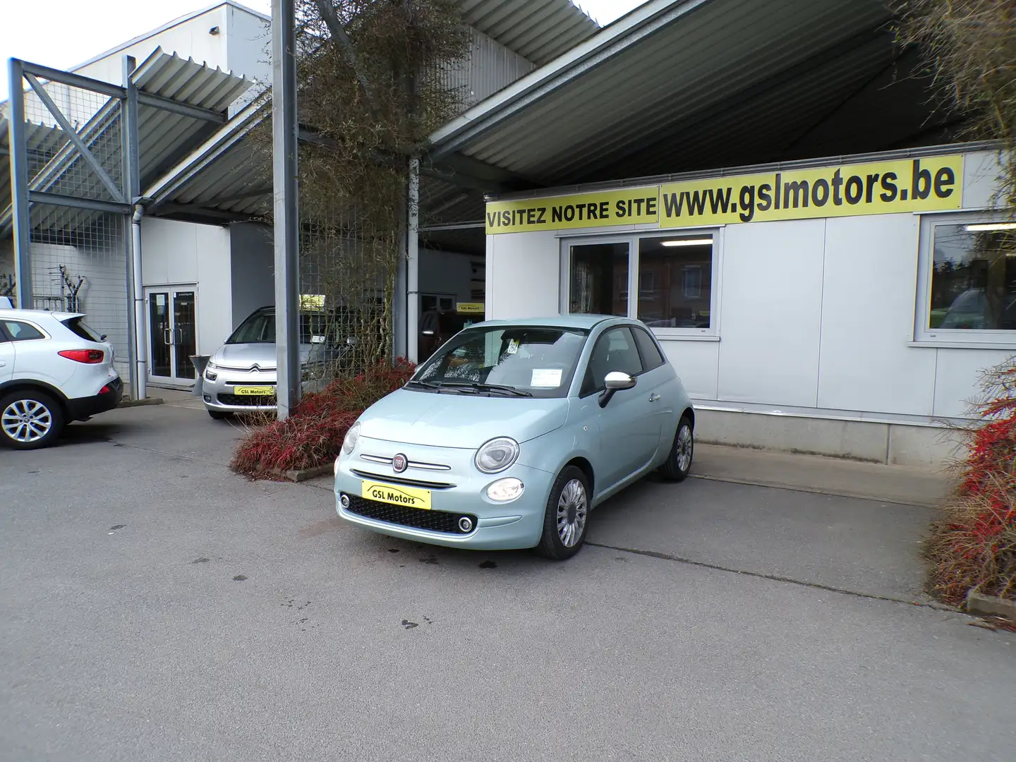 Fiat 500 1.0i 69cv MHEV Hybride bleu04/23 40298km Airco DAB Bleu - 1