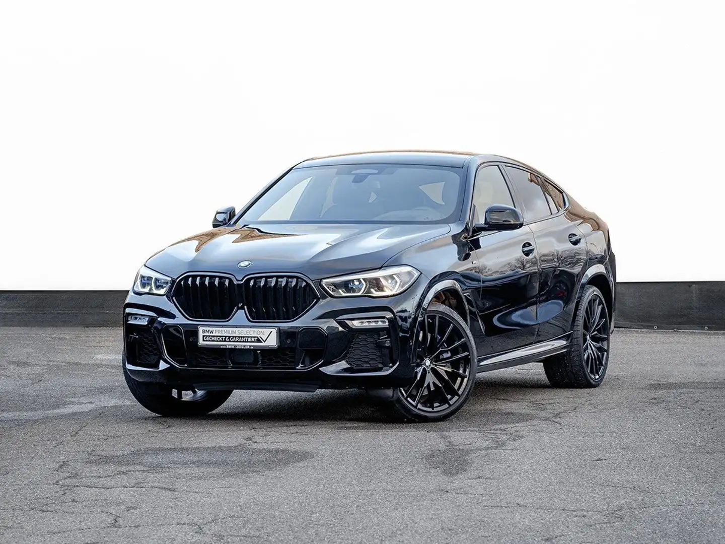 BMW X6 M50d PanoDach AHK Komfortsitze Standheizung Schwarz - 1