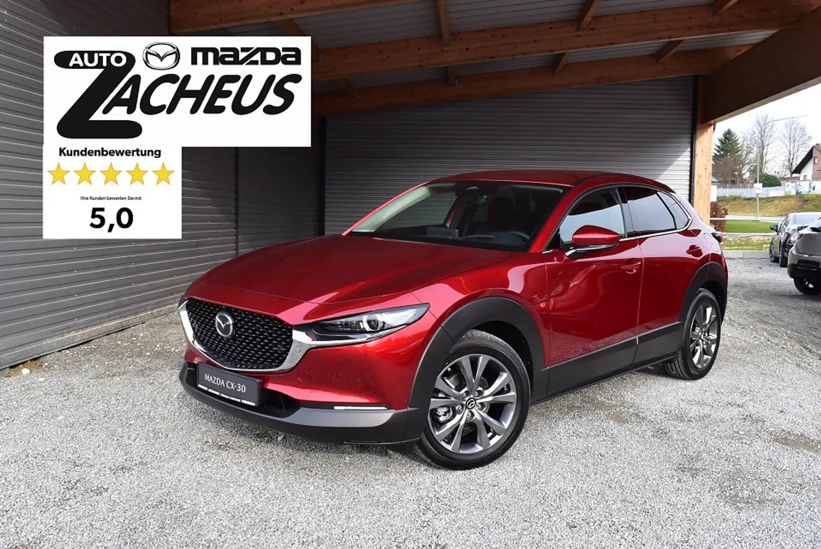 Mazda CX-30 e-SKYACTIV X 186 Exclusive-Line Rot - 1