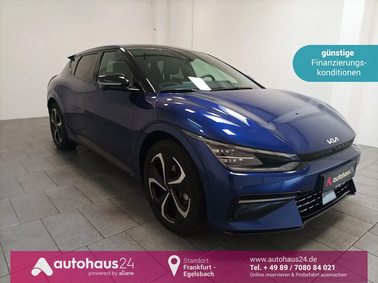 Kia EV6 Elektro GT-Line|Navi|CAM|Sitzhzg. Blau - 1