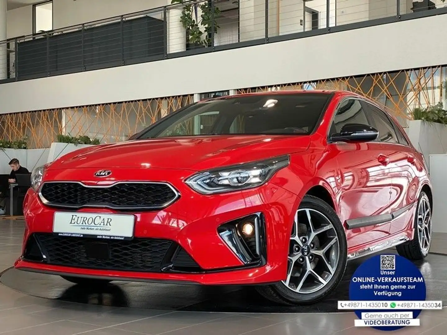 Kia Ceed / cee'd Ceed 1.4 T-GDI GT Line Navi LED Kamera JBL DAB Rot - 1