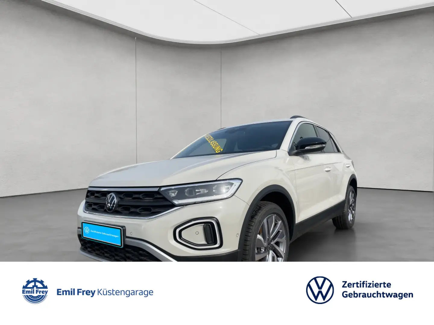 Volkswagen T-Roc GOAL 2.0 l TDI DSG AHK RFK DAB+ Grau - 1