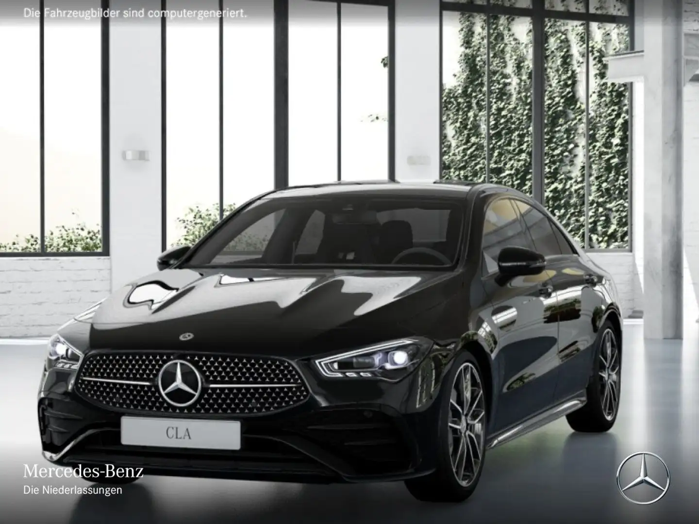 Mercedes-Benz CLA 220 4M AMG+NIGHT+PANO+AHK+MULTIBEAM+KAMERA+8G Schwarz - 2