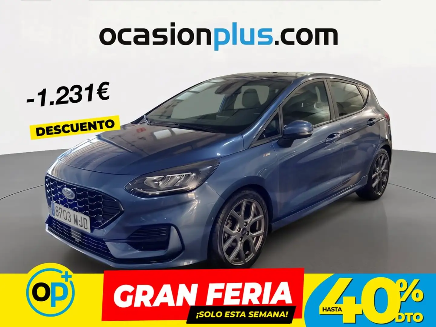 Ford Fiesta 1.0 EcoBoost MHEV ST Line 125 Azul - 1
