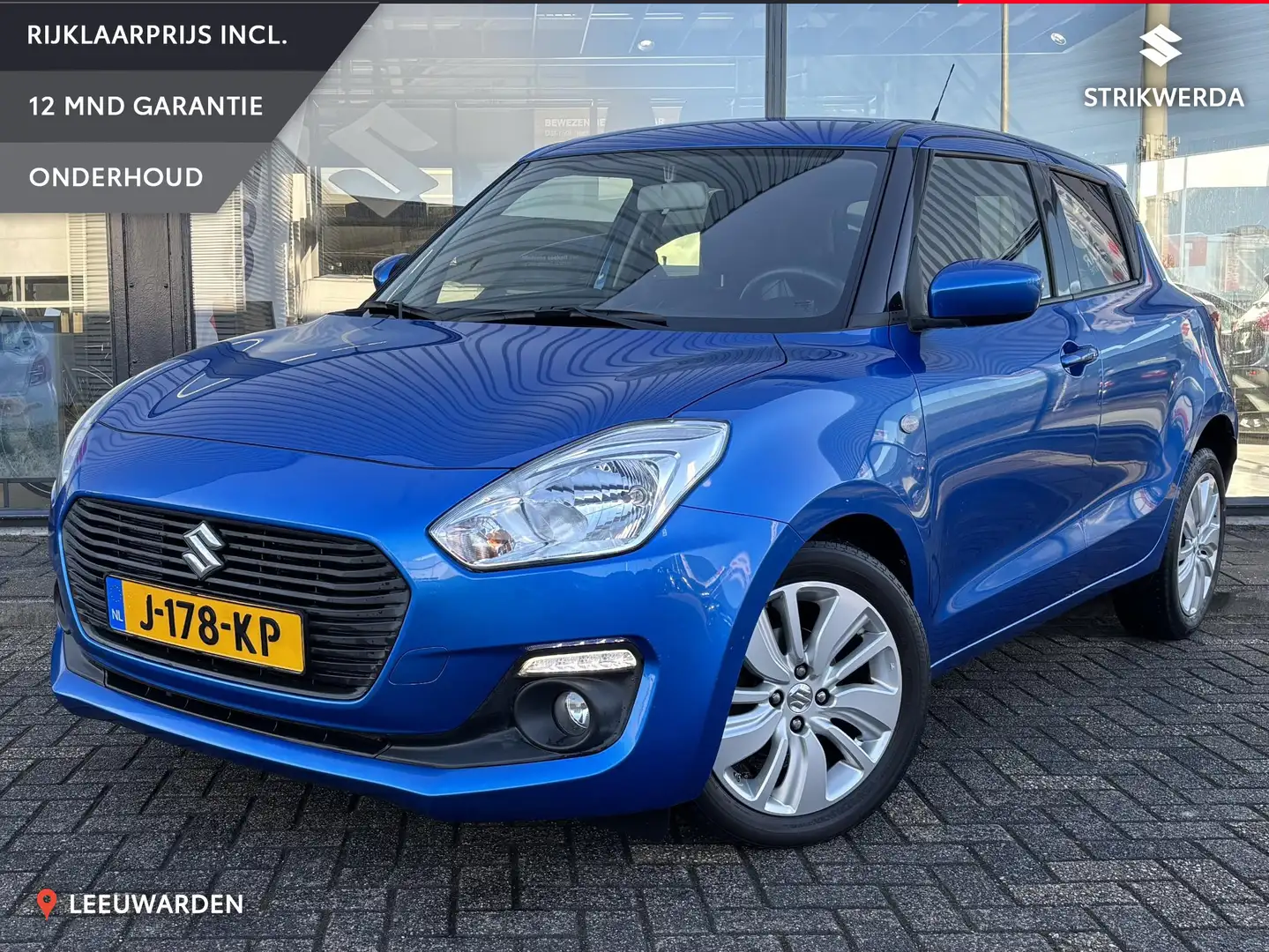 Suzuki Swift 1.2 Select Smart Hybrid Airco/Lmv/Carplay Blau - 1