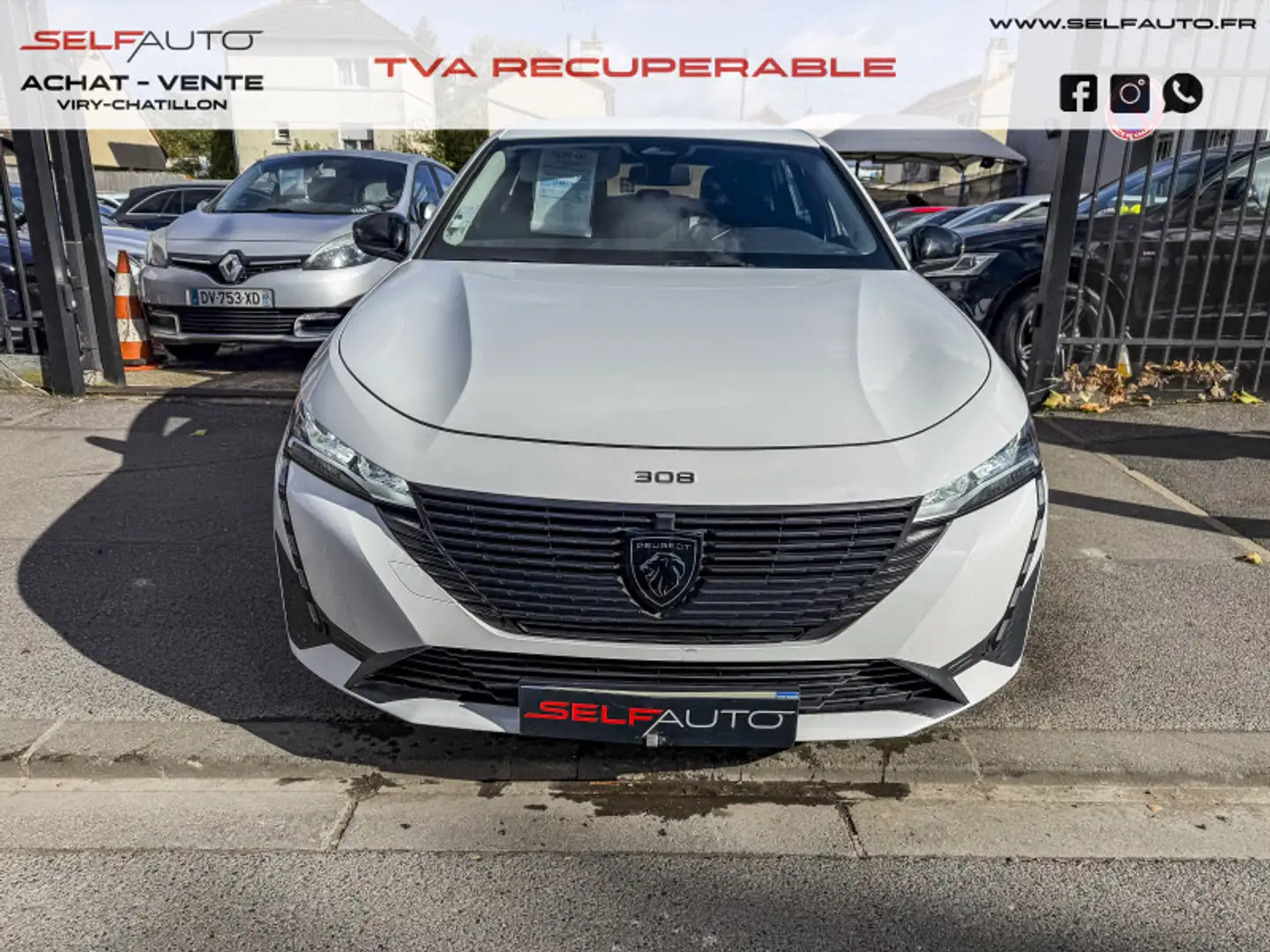 Peugeot 308 1.5 BLUEHDI 130CH S\u0026S ALLURE Blanc - 2