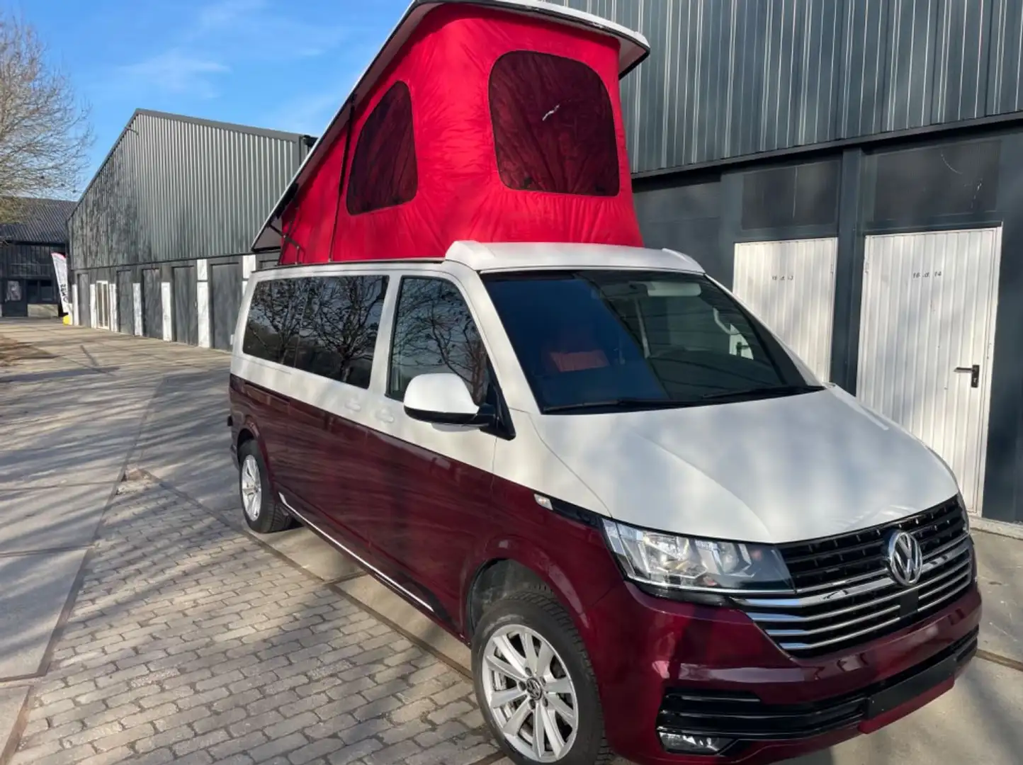 Caravans-Wohnm VW Volkswagen T 6.1 Wohnmobil 4 pers. Deutsche Zulass Rojo - 1