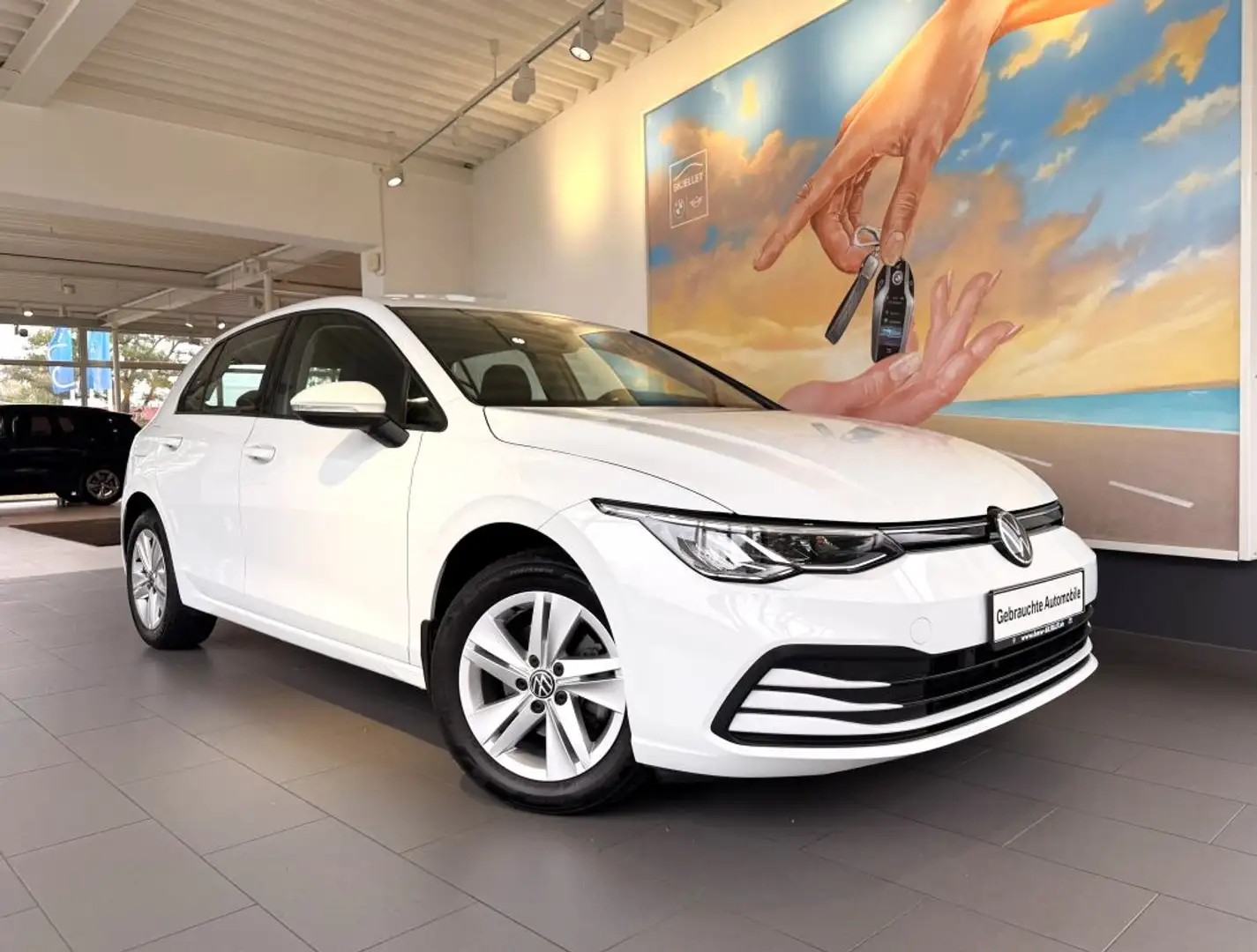 Volkswagen Golf 1.0 TSI OPF Life KAM+ACC+AHK+NAVI+KOMF+SPUR Weiß - 2