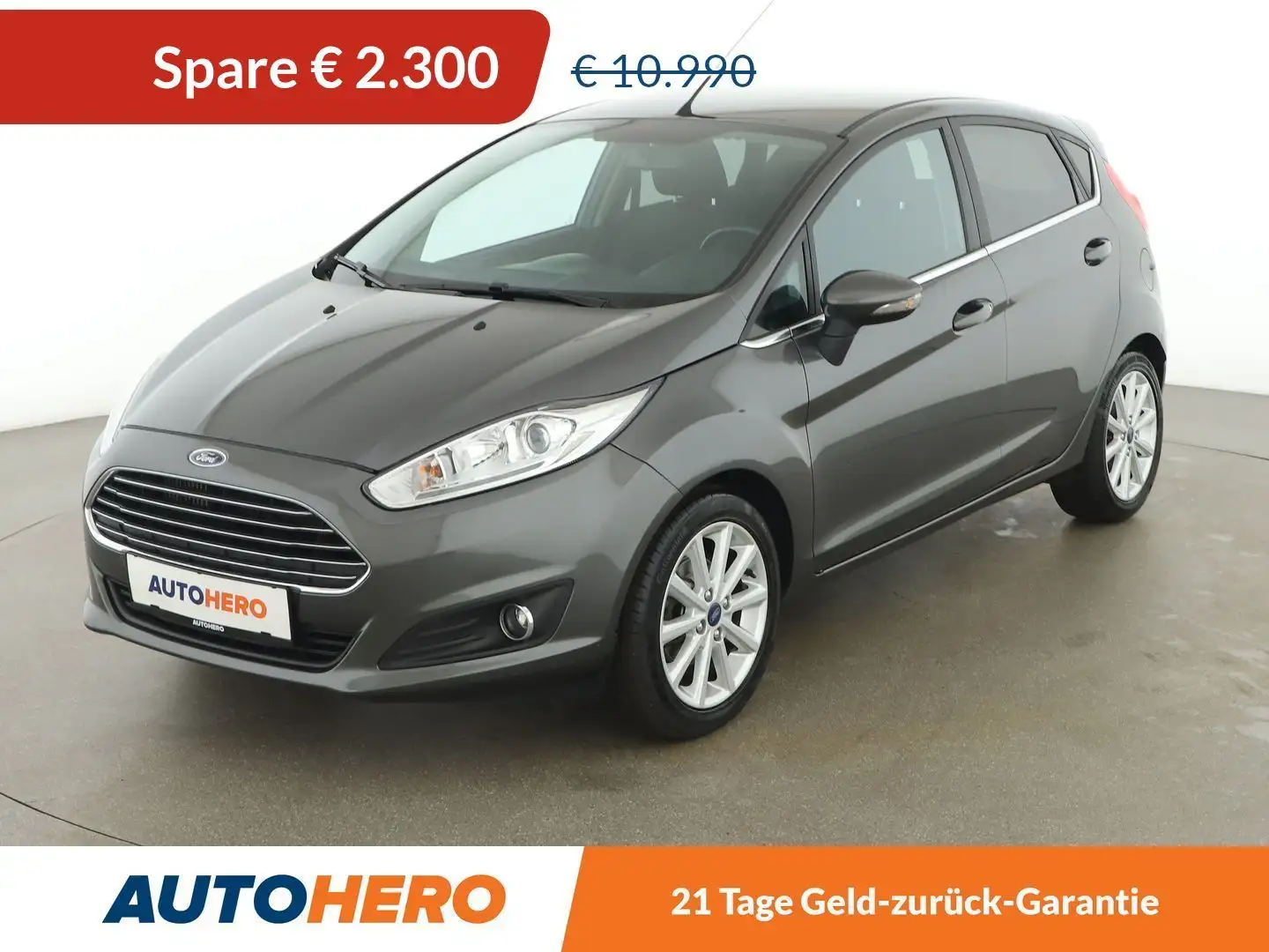 Ford Fiesta 1.0 EcoBoost Titanium *SHZ*KLIMAAUT*BT* Gris - 1