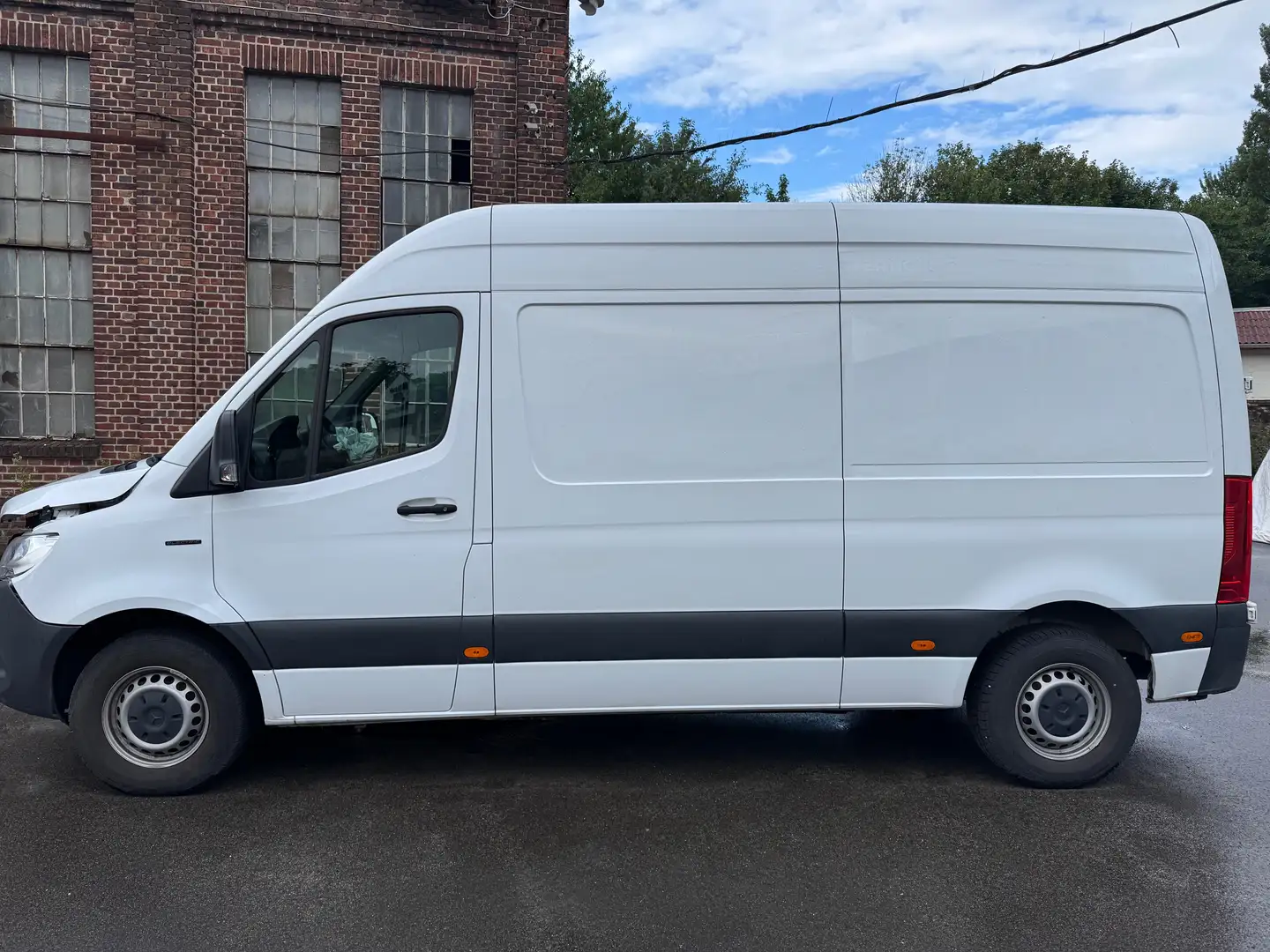 Mercedes-Benz Sprinter eSprinter 312 Hoch Lang Automatik Klima 1. Hand Blanco - 2