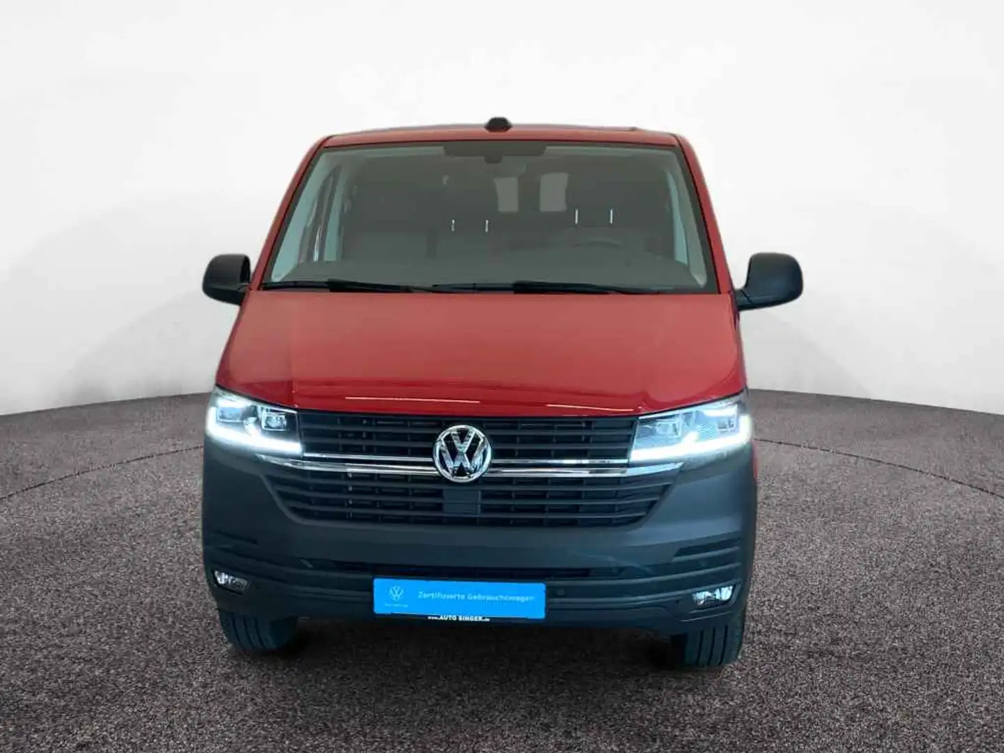 Volkswagen T6 Transporter Kasten 6.1 TDI DSG LR *LED*AHK*R-CAM* Rot - 2