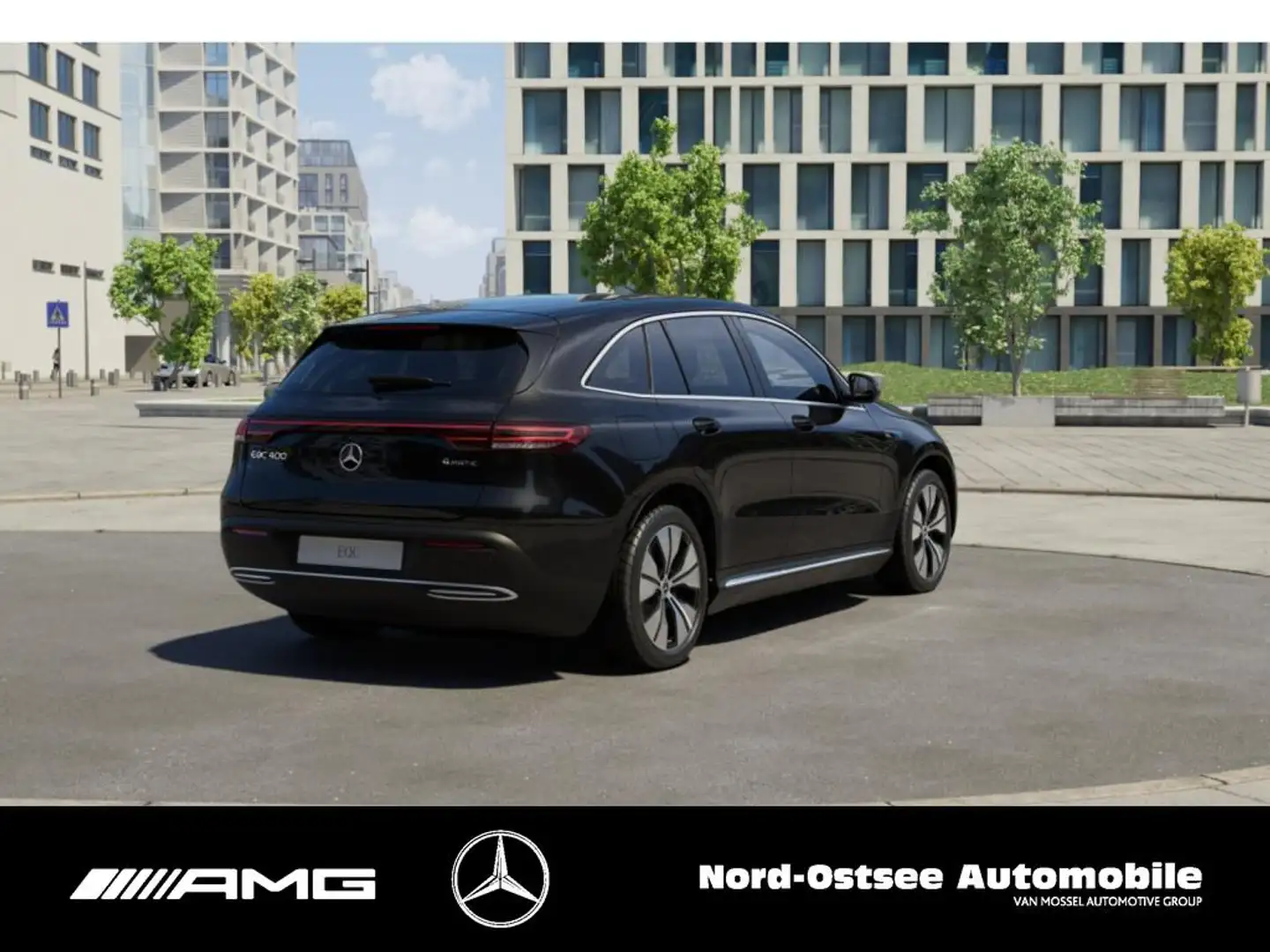 Mercedes-Benz EQC 400 4M PARKPAKET MULTIBEAM NAVI SITZHZ TEMP Noir - 2