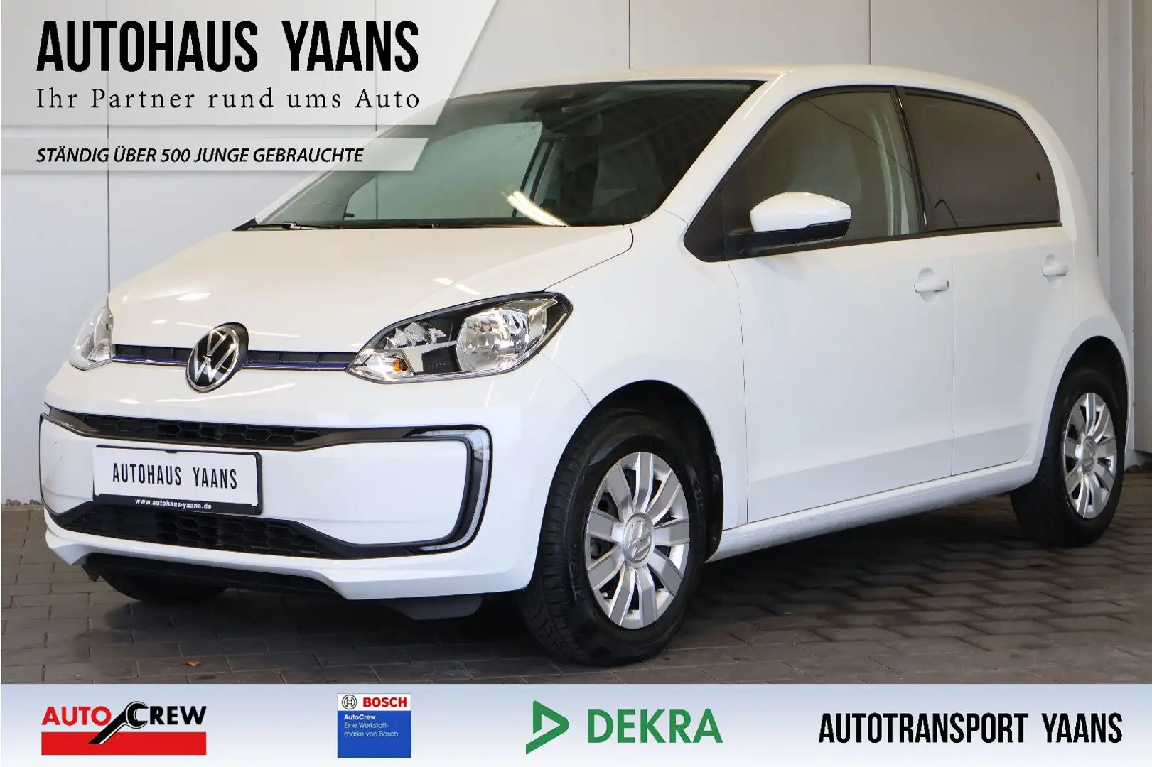 Volkswagen up! e-up! 5.TUERER LANE+KLIMA+BT+GANZJAHR Biały - 1