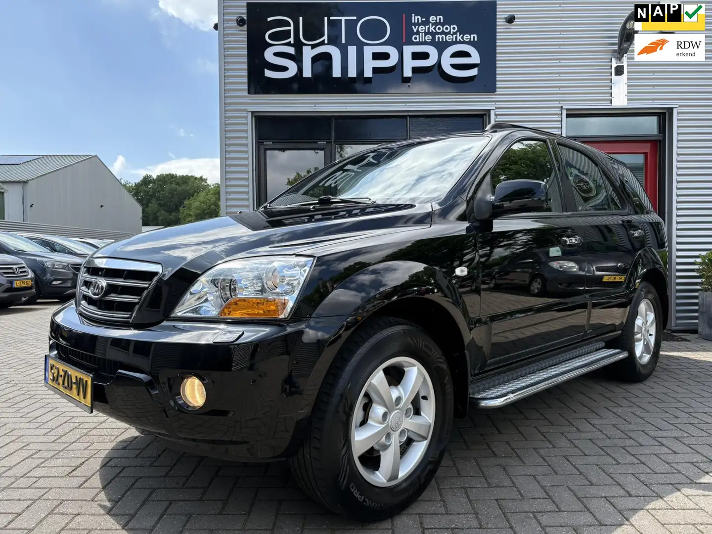 Kia Sorento 3.3 V6 X-clusive fulltime 4wd -4X4-AUTOMAAT-VOLLED Zwart - 1