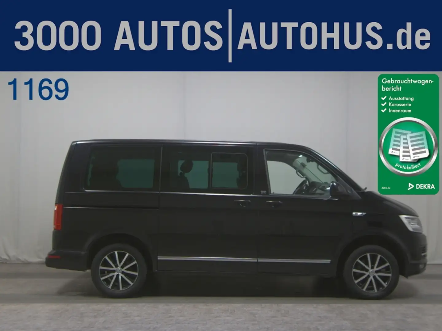 Volkswagen T6 Multivan 2.0 TDI Navi LED AHK Schwarz - 1