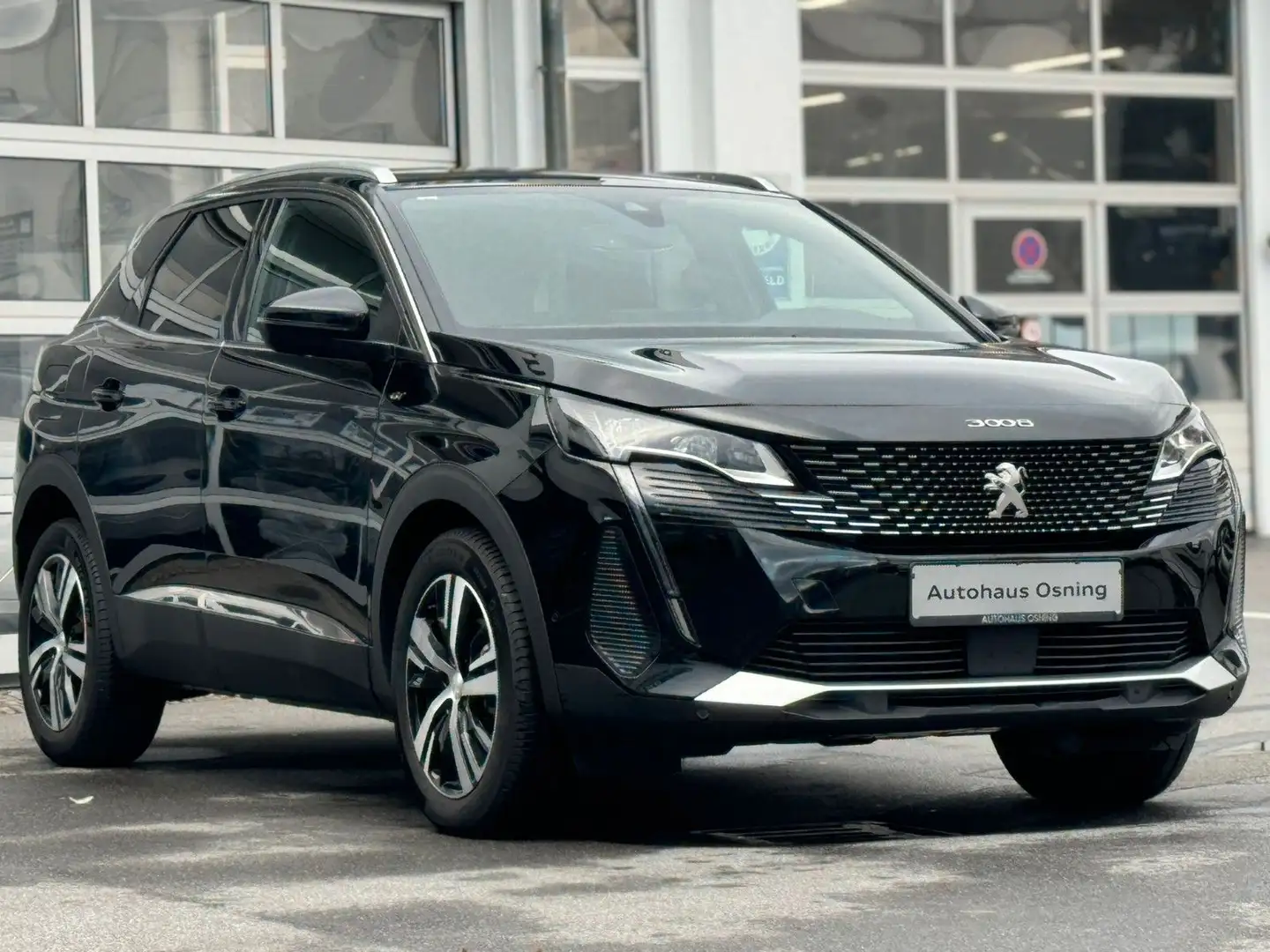 Peugeot 3008 GT NAVI CARPLAY KAMERA ACC LANE TOTWINKEL Nero - 1