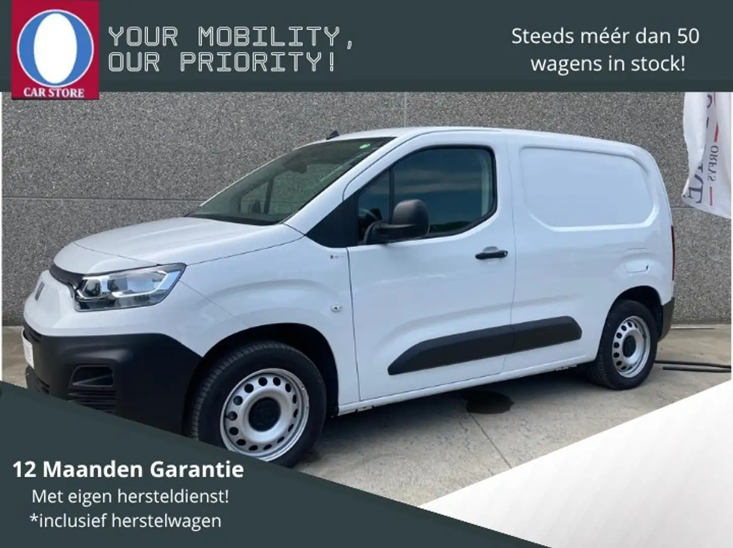 Fiat Doblo Van L1 Light 1.5 BlueHDi 130 S&S MT6 Weiß - 1