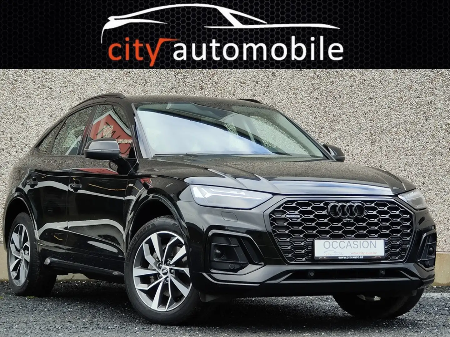 Audi Q5 Q5 SPORTBACK 40 TDI QUATTRO S-LINE CARPLAY Zwart - 1