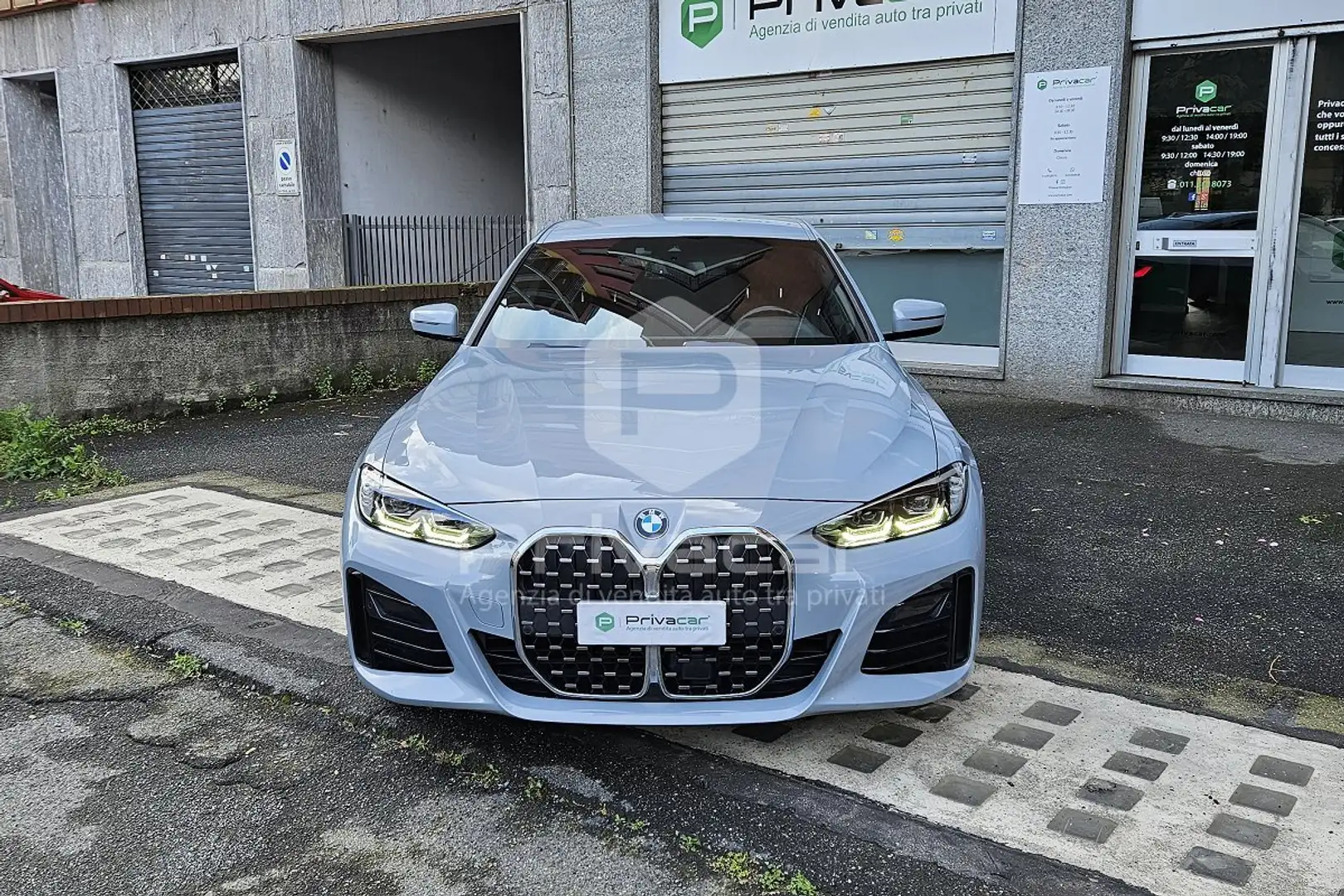 BMW 420 420d 48V Msport Argento - 2