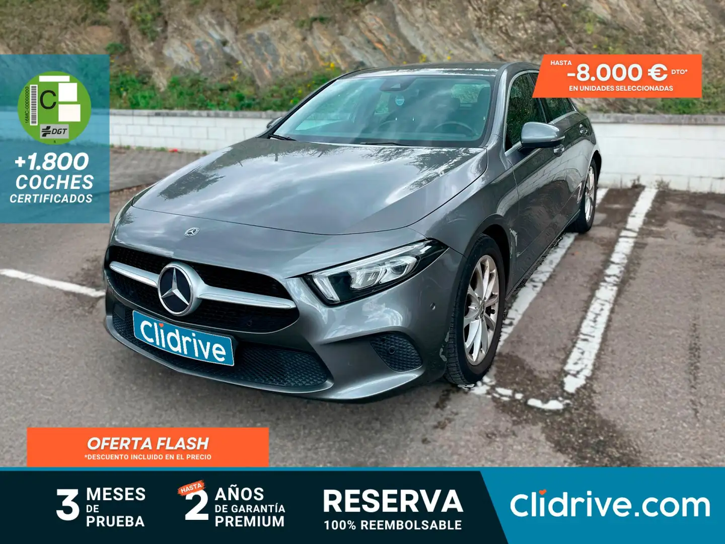 Mercedes-Benz A 180 180CDI Aut. Gris - 1