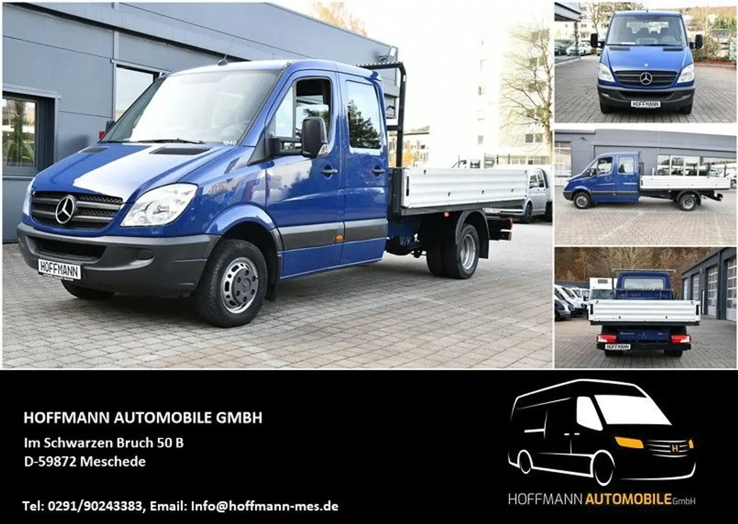 Mercedes-Benz Sprinter 313/513 CDI Pritsche/DoKa RWD L3 Blau - 1