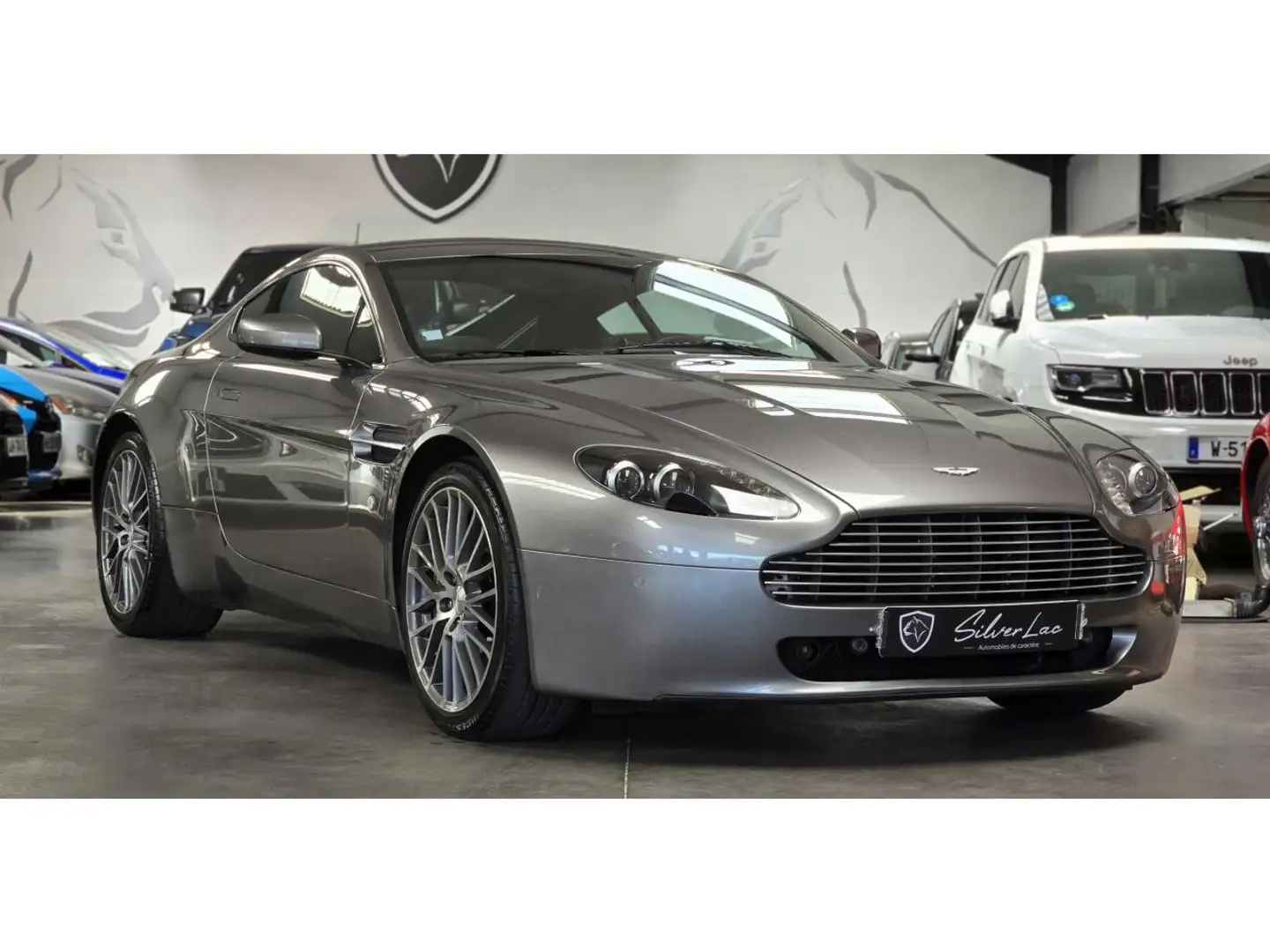Aston Martin Vantage COUPE 4.7 V8 426 / HISTORIQUE COMPLET / EMBRAYAGE  Gris - 1