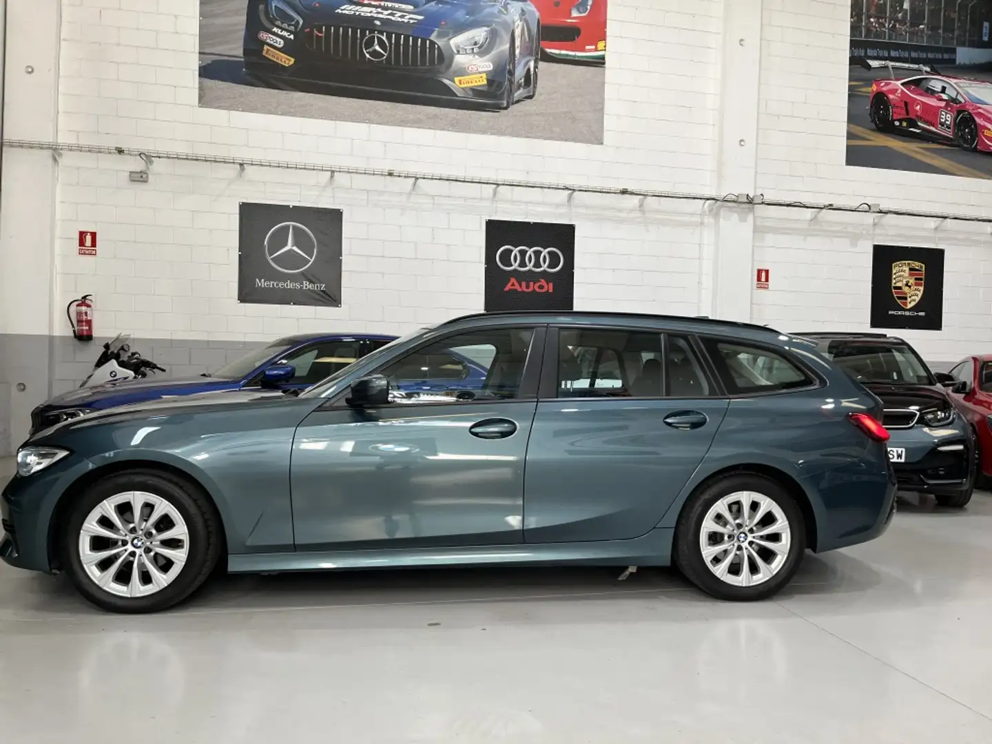BMW 318 318dA Touring Azul - 1