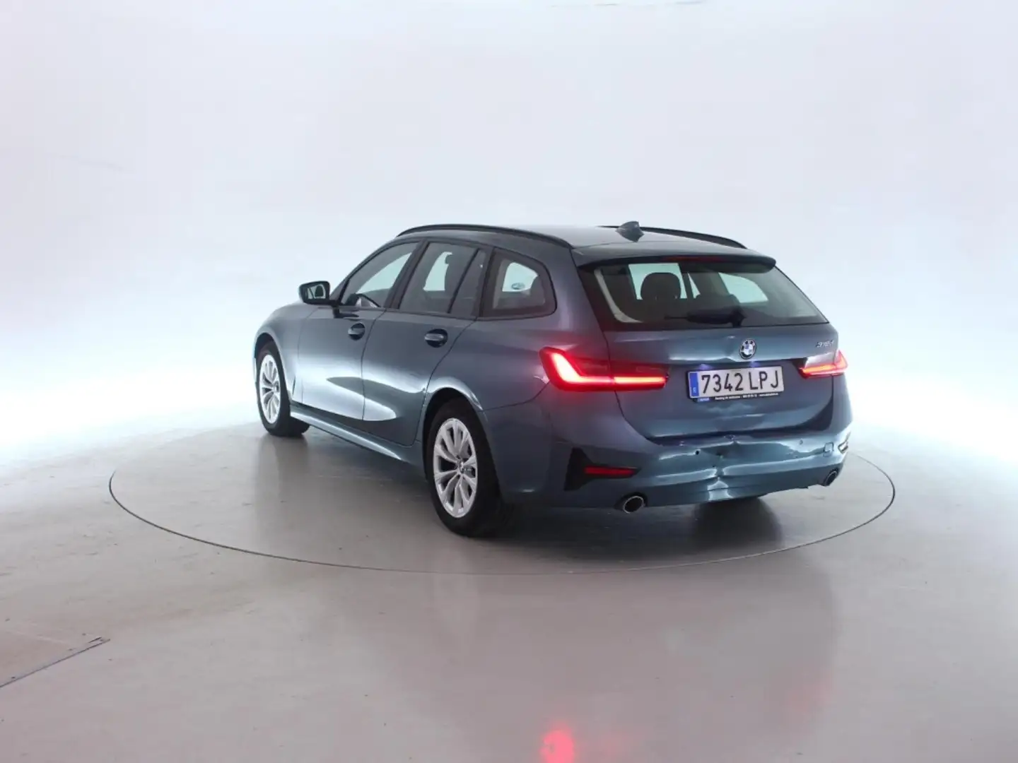 BMW 318 318dA Touring Blauw - 2