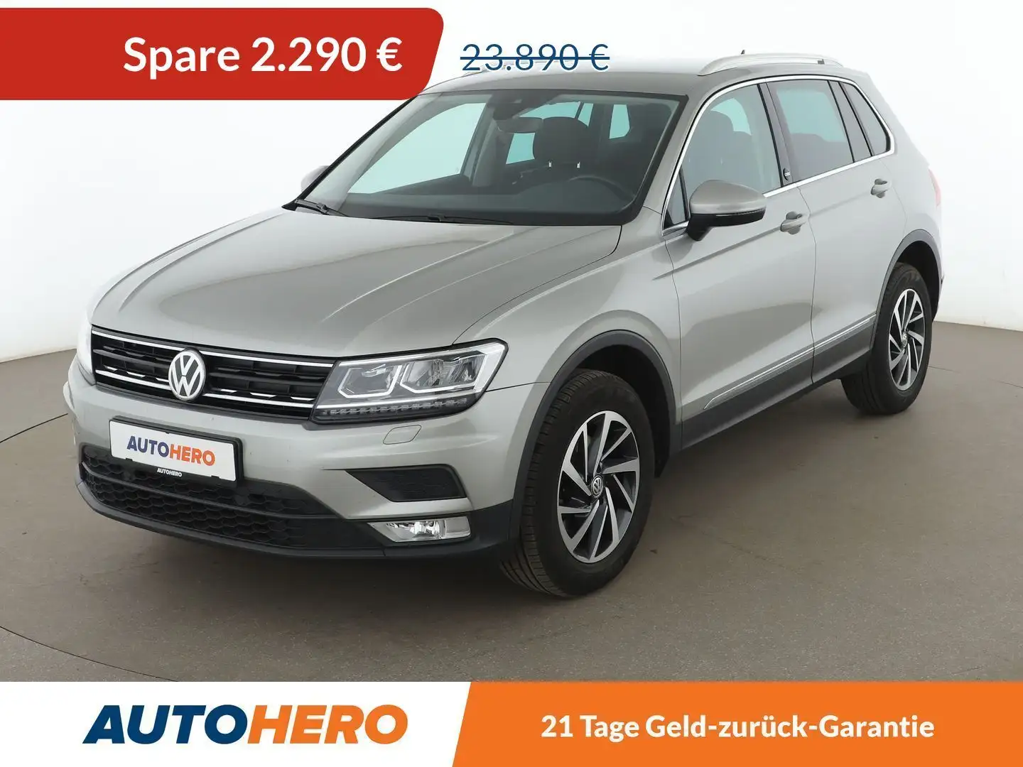 Volkswagen Tiguan 1.4 TSI Sound 4Motion BM Aut.*APP*NAVI*LED*ACC* Grau - 1